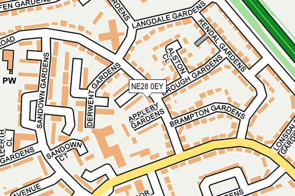 NE28 0EY map - OS OpenMap – Local (Ordnance Survey) NE28 0EY map - OS OpenMap – Local (Ordnance Survey)