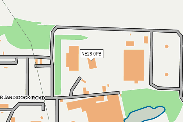 NE28 0PB map - OS OpenMap – Local (Ordnance Survey) NE28 0PB map - OS OpenMap – Local (Ordnance Survey)