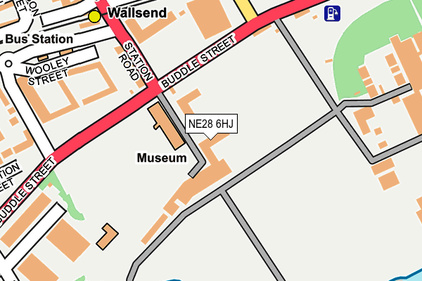 NE28 6HJ map - OS OpenMap – Local (Ordnance Survey) NE28 6HJ map - OS OpenMap – Local (Ordnance Survey)