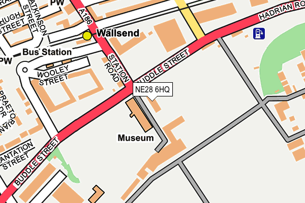 NE28 6HQ map - OS OpenMap – Local (Ordnance Survey) NE28 6HQ map - OS OpenMap – Local (Ordnance Survey)