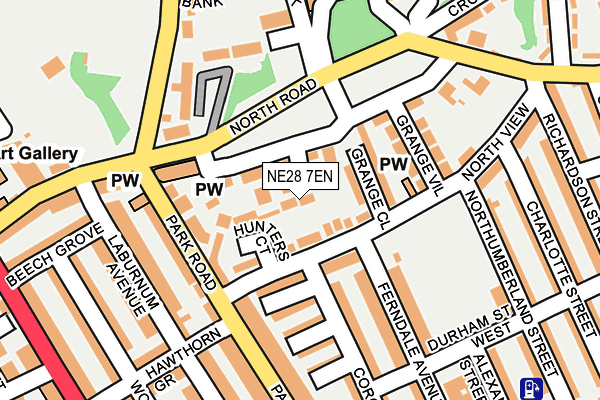 NE28 7EN map - OS OpenMap – Local (Ordnance Survey) NE28 7EN map - OS OpenMap – Local (Ordnance Survey)
