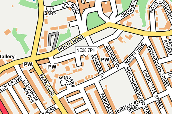 NE28 7PH map - OS OpenMap – Local (Ordnance Survey) NE28 7PH map - OS OpenMap – Local (Ordnance Survey)