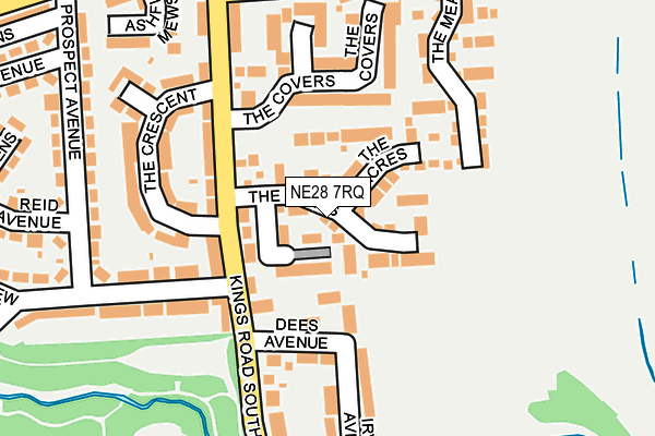 NE28 7RQ map - OS OpenMap – Local (Ordnance Survey) NE28 7RQ map - OS OpenMap – Local (Ordnance Survey)