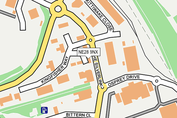 NE28 9NX map - OS OpenMap – Local (Ordnance Survey) NE28 9NX map - OS OpenMap – Local (Ordnance Survey)