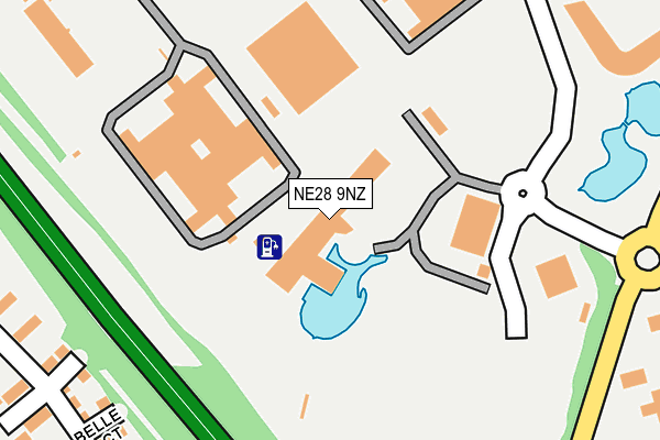 NE28 9NZ map - OS OpenMap – Local (Ordnance Survey) NE28 9NZ map - OS OpenMap – Local (Ordnance Survey)
