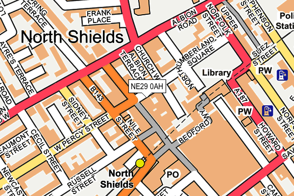 NE29 0AH map - OS OpenMap – Local (Ordnance Survey) NE29 0AH map - OS OpenMap – Local (Ordnance Survey)