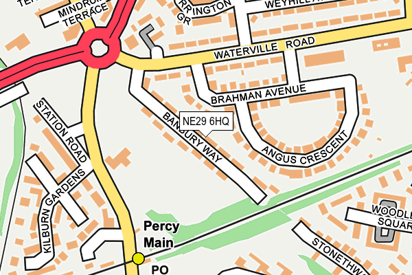 NE29 6HQ map - OS OpenMap – Local (Ordnance Survey) NE29 6HQ map - OS OpenMap – Local (Ordnance Survey)