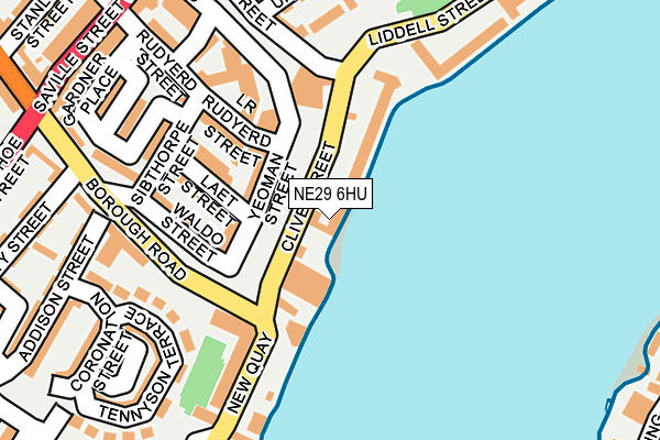 NE29 6HU map - OS OpenMap – Local (Ordnance Survey) NE29 6HU map - OS OpenMap – Local (Ordnance Survey)