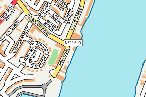 NE29 6LQ map - OS OpenMap – Local (Ordnance Survey) NE29 6LQ map - OS OpenMap – Local (Ordnance Survey)