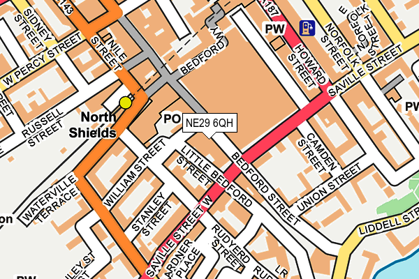 NE29 6QH map - OS OpenMap – Local (Ordnance Survey) NE29 6QH map - OS OpenMap – Local (Ordnance Survey)
