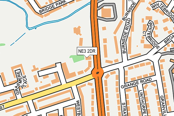NE3 2DR map - OS OpenMap – Local (Ordnance Survey) NE3 2DR map - OS OpenMap – Local (Ordnance Survey)