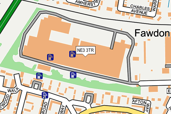 NE3 3TR map - OS OpenMap – Local (Ordnance Survey) NE3 3TR map - OS OpenMap – Local (Ordnance Survey)