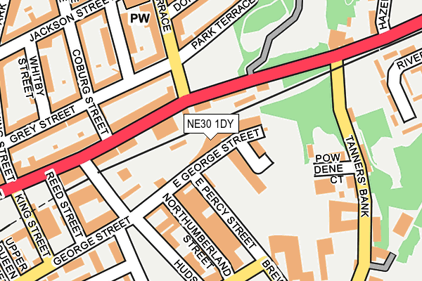 NE30 1DY map - OS OpenMap – Local (Ordnance Survey) NE30 1DY map - OS OpenMap – Local (Ordnance Survey)