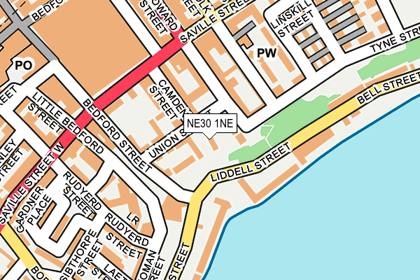 NE30 1NE map - OS OpenMap – Local (Ordnance Survey) NE30 1NE map - OS OpenMap – Local (Ordnance Survey)