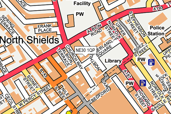 NE30 1QP map - OS OpenMap – Local (Ordnance Survey) NE30 1QP map - OS OpenMap – Local (Ordnance Survey)