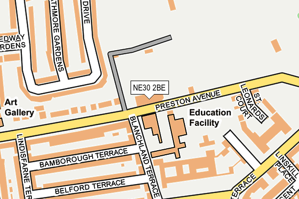 NE30 2BE map - OS OpenMap – Local (Ordnance Survey) NE30 2BE map - OS OpenMap – Local (Ordnance Survey)