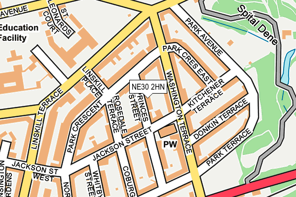 NE30 2HN map - OS OpenMap – Local (Ordnance Survey) NE30 2HN map - OS OpenMap – Local (Ordnance Survey)
