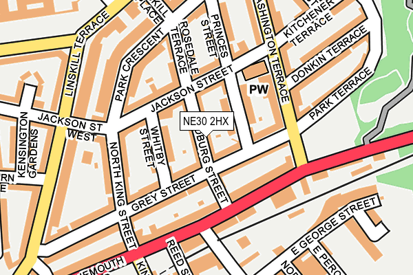 NE30 2HX map - OS OpenMap – Local (Ordnance Survey) NE30 2HX map - OS OpenMap – Local (Ordnance Survey)