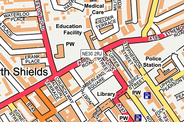 NE30 2RJ map - OS OpenMap – Local (Ordnance Survey) NE30 2RJ map - OS OpenMap – Local (Ordnance Survey)