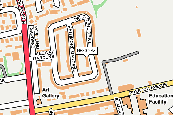 NE30 2SZ map - OS OpenMap – Local (Ordnance Survey) NE30 2SZ map - OS OpenMap – Local (Ordnance Survey)