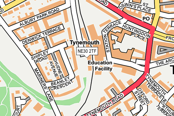NE30 2TF map - OS OpenMap – Local (Ordnance Survey) NE30 2TF map - OS OpenMap – Local (Ordnance Survey)
