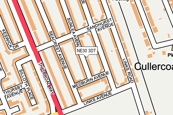 NE30 3DT map - OS OpenMap – Local (Ordnance Survey) NE30 3DT map - OS OpenMap – Local (Ordnance Survey)