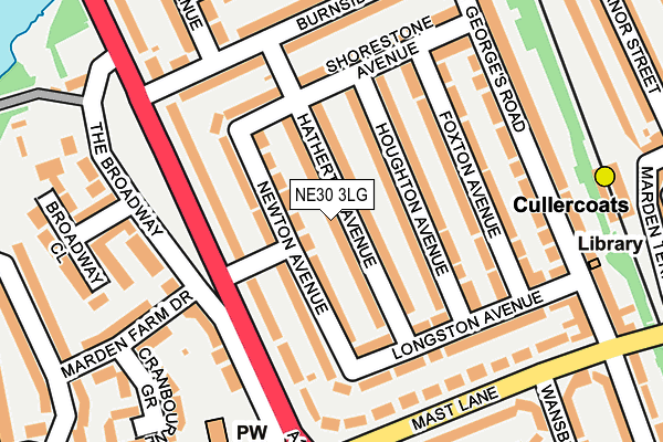 NE30 3LG map - OS OpenMap – Local (Ordnance Survey) NE30 3LG map - OS OpenMap – Local (Ordnance Survey)