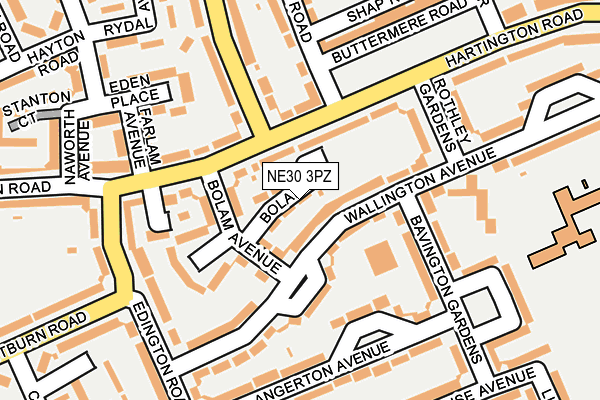 NE30 3PZ map - OS OpenMap – Local (Ordnance Survey) NE30 3PZ map - OS OpenMap – Local (Ordnance Survey)