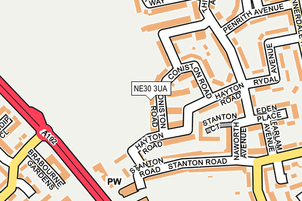 NE30 3UA map - OS OpenMap – Local (Ordnance Survey) NE30 3UA map - OS OpenMap – Local (Ordnance Survey)