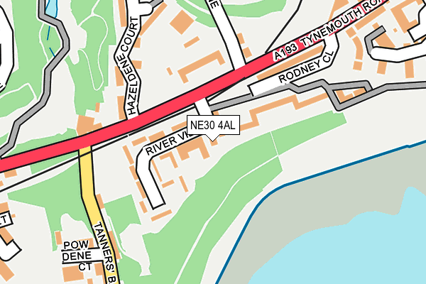 NE30 4AL map - OS OpenMap – Local (Ordnance Survey) NE30 4AL map - OS OpenMap – Local (Ordnance Survey)