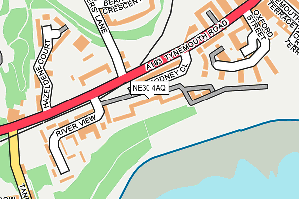 NE30 4AQ map - OS OpenMap – Local (Ordnance Survey) NE30 4AQ map - OS OpenMap – Local (Ordnance Survey)