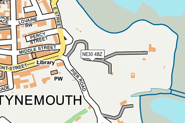 NE30 4BZ map - OS OpenMap – Local (Ordnance Survey) NE30 4BZ map - OS OpenMap – Local (Ordnance Survey)