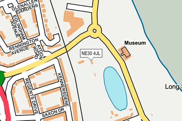 NE30 4JL map - OS OpenMap – Local (Ordnance Survey) NE30 4JL map - OS OpenMap – Local (Ordnance Survey)