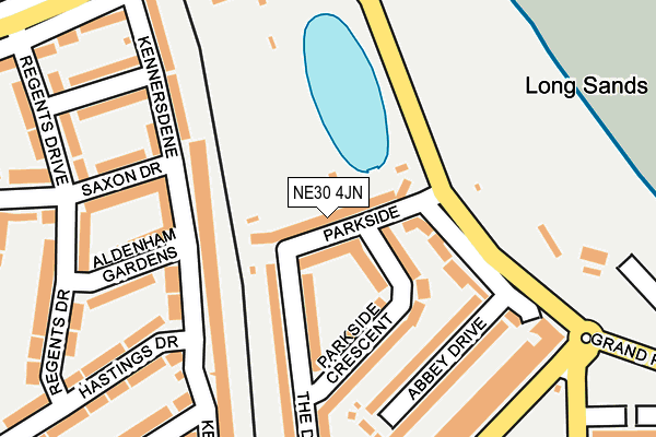 NE30 4JN map - OS OpenMap – Local (Ordnance Survey) NE30 4JN map - OS OpenMap – Local (Ordnance Survey)