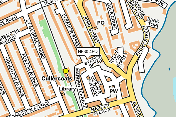 NE30 4PQ map - OS OpenMap – Local (Ordnance Survey) NE30 4PQ map - OS OpenMap – Local (Ordnance Survey)