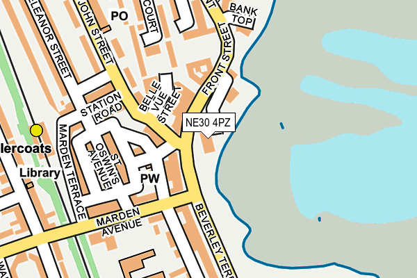 NE30 4PZ map - OS OpenMap – Local (Ordnance Survey) NE30 4PZ map - OS OpenMap – Local (Ordnance Survey)
