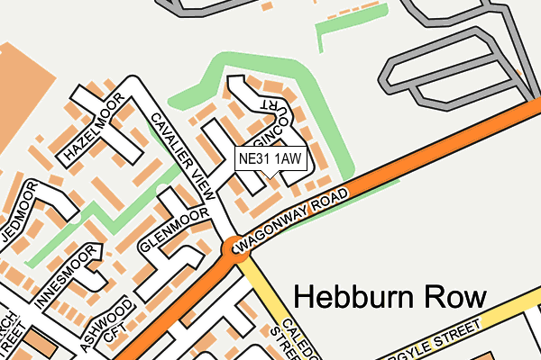 NE31 1AW map - OS OpenMap – Local (Ordnance Survey) NE31 1AW map - OS OpenMap – Local (Ordnance Survey)