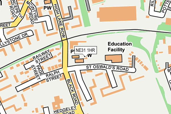 NE31 1HR map - OS OpenMap – Local (Ordnance Survey) NE31 1HR map - OS OpenMap – Local (Ordnance Survey)