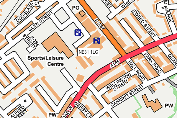 NE31 1LG map - OS OpenMap – Local (Ordnance Survey) NE31 1LG map - OS OpenMap – Local (Ordnance Survey)