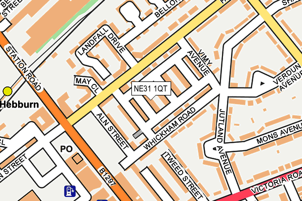 NE31 1QT map - OS OpenMap – Local (Ordnance Survey) NE31 1QT map - OS OpenMap – Local (Ordnance Survey)