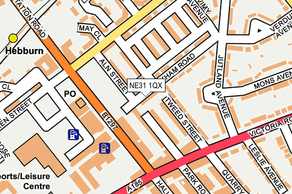 NE31 1QX map - OS OpenMap – Local (Ordnance Survey) NE31 1QX map - OS OpenMap – Local (Ordnance Survey)