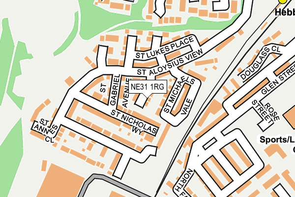 NE31 1RG map - OS OpenMap – Local (Ordnance Survey) NE31 1RG map - OS OpenMap – Local (Ordnance Survey)