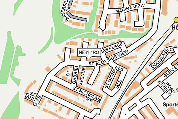 NE31 1RQ map - OS OpenMap – Local (Ordnance Survey) NE31 1RQ map - OS OpenMap – Local (Ordnance Survey)