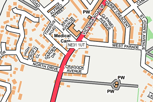 NE31 1UT map - OS OpenMap – Local (Ordnance Survey) NE31 1UT map - OS OpenMap – Local (Ordnance Survey)