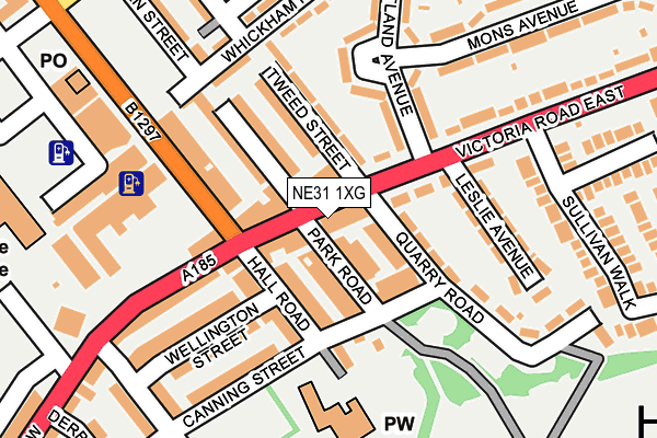 NE31 1XG map - OS OpenMap – Local (Ordnance Survey) NE31 1XG map - OS OpenMap – Local (Ordnance Survey)