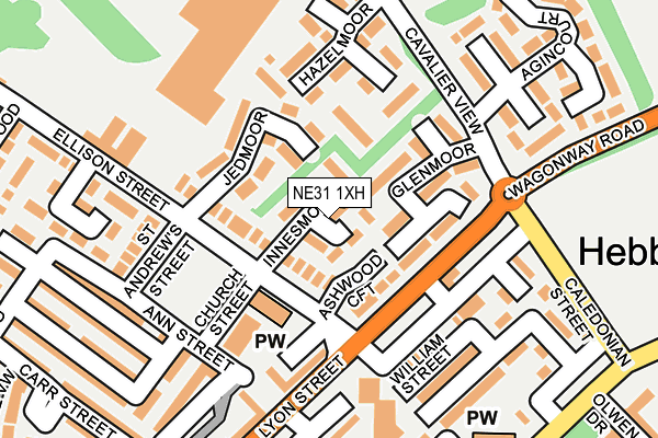 NE31 1XH map - OS OpenMap – Local (Ordnance Survey) NE31 1XH map - OS OpenMap – Local (Ordnance Survey)