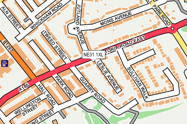 NE31 1XL map - OS OpenMap – Local (Ordnance Survey) NE31 1XL map - OS OpenMap – Local (Ordnance Survey)