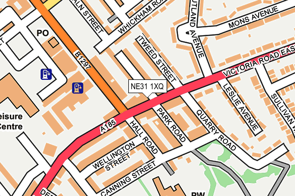 NE31 1XQ map - OS OpenMap – Local (Ordnance Survey) NE31 1XQ map - OS OpenMap – Local (Ordnance Survey)