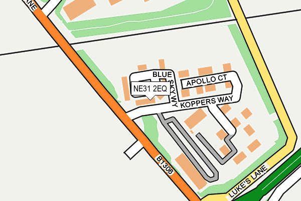 NE31 2EQ map - OS OpenMap – Local (Ordnance Survey) NE31 2EQ map - OS OpenMap – Local (Ordnance Survey)