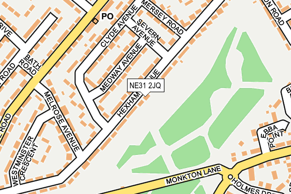 NE31 2JQ map - OS OpenMap – Local (Ordnance Survey) NE31 2JQ map - OS OpenMap – Local (Ordnance Survey)